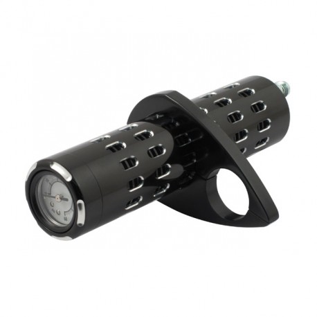 Chłodnica oleju frezowana, z manometrem ciśnienia oleju. Kolor czarny. Wiele standardowych i niestandardowych zastosowań.