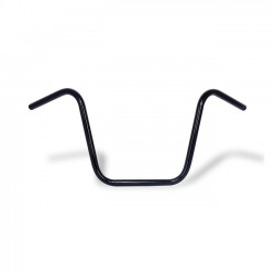 Kierownica typu apehanger, podniesienie 14", czarna, do motocykla Harley-Davidson przed rokiem 1981 z uchwytami o średnicy 1".