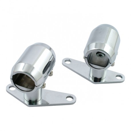 Zestaw mocowań błotników firmy Springer. 3/4" ID. Chrom
