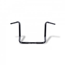 Kierownica motocyklowa 1-1/4" Dresser Apehanger, o wysokości 17", czarna 82-23 FLH FLHT FLHX Touring z mechanizmem i elektronic
