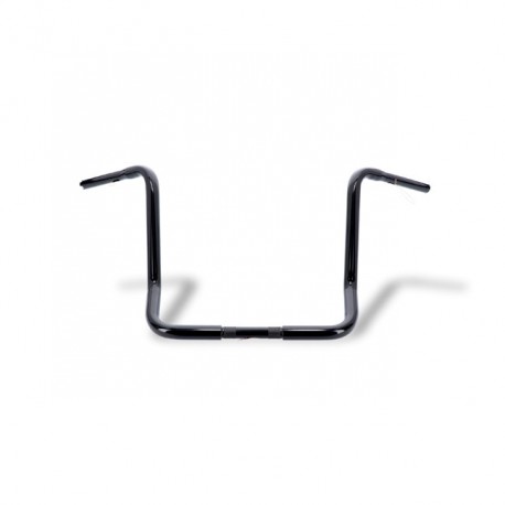 Kierownica motocyklowa 1-1/4" Dresser Apehanger, o wysokości 17", czarna 82-23 FLH FLHT FLHX Touring z mechanizmem i elektronic