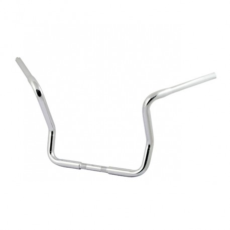 Kierownica do motocykla 1-1/4" Dresser Apehanger, o wysokości 14", chromowana, pasuje do modeli FLH FLHT FLHX Touring z mechani