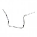 Kierownica do motocykla 1-1/4" Dresser Apehanger, o wysokości 14", chromowana, pasuje do modeli FLH FLHT FLHX Touring z mechani