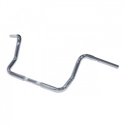 Kierownica 1-1/4" Dresser Apehanger, 11" podniesienie, chrom 82-23 FLH FLHT FLHX Touring z mechanizmem i e-gazem, owiewka Batwin