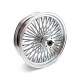 Tylne koło MCS Radial 48 z grubymi szprychami 5,50 x 18, chrom