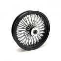 Przednie koło MCS Radial 48 z grubymi szprychami 3,50 x 16 SF, czarne