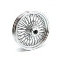 Przednie koło MCS Radial 48 z grubymi szprychami 3,50 x 16 SF, chrom