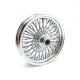 Przednie koło MCS Radial 48 z grubymi szprychami 3,50 x 16 SF, chrom