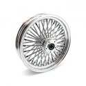 Przednie koło MCS Radial 48 z grubymi szprychami 3,50 x 16 DF, chrom