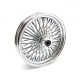 Przednie koło MCS Radial 48 z grubymi szprychami 3,50 x 16 DF, chrom