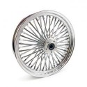 Przednie koło MCS Radial 48 z grubymi szprychami 3,50 x 18 SF, chrom