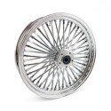 Przednie koło MCS Radial 48 z grubymi szprychami 3,50 x 18 DF, chrom
