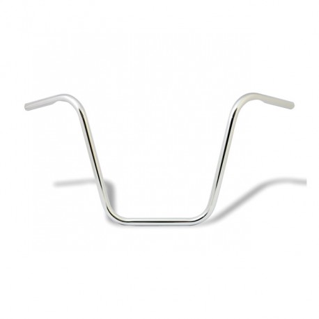 Kierownica typu Apehanger, podniesiona o 16", chromowana 82-22 H-D (bez 08-22 e-throttle) z podnoszeniem o średnicy 1" (NU).