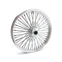 Przednie koło MCS Radial 48 z grubymi szprychami 2,15 x 21 SF, chrom