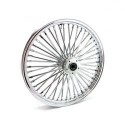 Przednie koło MCS Radial 48 z grubymi szprychami 2,15 x 21 DF, chrom