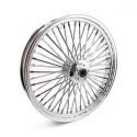 Przednie koło MCS Radial 48 z grubymi szprychami 3,50 x 23 SF, chrom