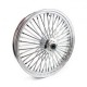 Przednie koło MCS Radial 48 z grubymi szprychami 3,50 x 23 DF, chrom