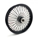 Przednie koło MCS Radial 48 z grubymi szprychami 3,50 x 23 DF, czarne