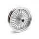 Tylne koło MCS Radial 48 z grubymi szprychami 3,50 x 16, chrom