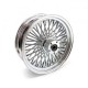 Tylne koło MCS Radial 48 z grubymi szprychami 5,50 x 16, chrom