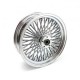 Tylne koło MCS Radial 48 z grubymi szprychami 5,50 x 16, chrom
