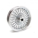 Tylne koło MCS Radial 48 z grubymi szprychami 4,25 x 18, chrom