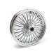 Tylne koło MCS Radial 48 z grubymi szprychami 4,25 x 18, chrom