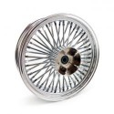 Tylne koło MCS Radial 48 z grubymi szprychami 5,50 x 18, chrom