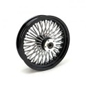 Tylne koło MCS Radial 48 z grubymi szprychami 3,50 x 16, czarne