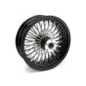 Tylne koło MCS Radial 48 z grubymi szprychami 5,50 x 16, czarne