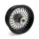 Tylne koło MCS Radial 48 z grubymi szprychami 5,50 x 16, czarne