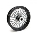 Tylne koło MCS Radial 48 z grubymi szprychami 4,25 x 18, czarne