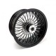 Tylne koło MCS Radial 48 z grubymi szprychami 8,50 x 18, czarne