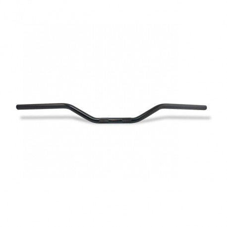 Emgo uniwersalny kierownica uliczna 7/8" / 22mm, błyszczący czarny. Większość motocykli z kierownicą o średnicy 7/8" (22m