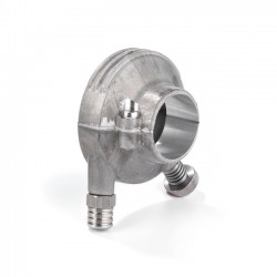 Obudowa przepustnicy K-Tech 1 cala Deluxe. Kierownica o średnicy 1" / 25,4 mm z surowego aluminium.
