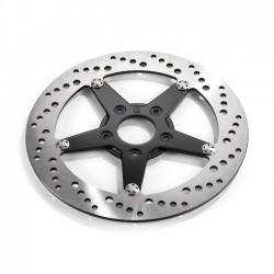 K-Tech wiercony tarcza hamulcowa ze stali nierdzewnej 11,5" 00-14 Softail (z wyjątkiem Springers) 00-05 Dyna 00-07 Touring 00-1