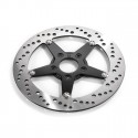 K-Tech wiercony tarcza hamulcowa ze stali nierdzewnej 11,5" 00-14 Softail (z wyjątkiem Springers) 00-05 Dyna 00-07 Touring 00-1