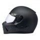 Kask Biltwell Lane Splitter podium płaski czarny fabrycznie