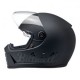 Kask Biltwell Lane Splitter podium płaski czarny fabrycznie