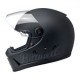 Kask Biltwell Lane Splitter podium płaski czarny fabrycznie