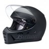 Kask Biltwell Lane Splitter podium płaski czarny fabrycznie