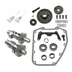 S&S, zestaw wałka rozrządu HP103 z napędem na przekładnię Easy Start (IOG) 99-06 Twin Cam (z wyjątkiem 2006 Dyna) (NU)