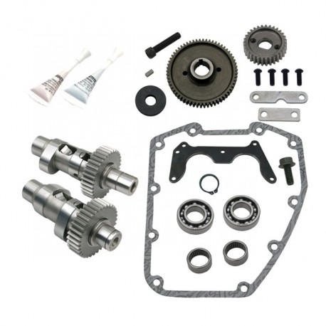 S&S, zestaw wałka rozrządu HP103 z napędem na przekładnię Easy Start (IOG) 99-06 Twin Cam (z wyjątkiem 2006 Dyna) (NU)