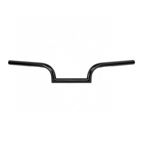 Kierownica motocyklowa Biltwell Mustache czarna 82-22 H-D (z wyjątkiem 08-22 z elektronicznym przepustnicą) z podwyższeniem o