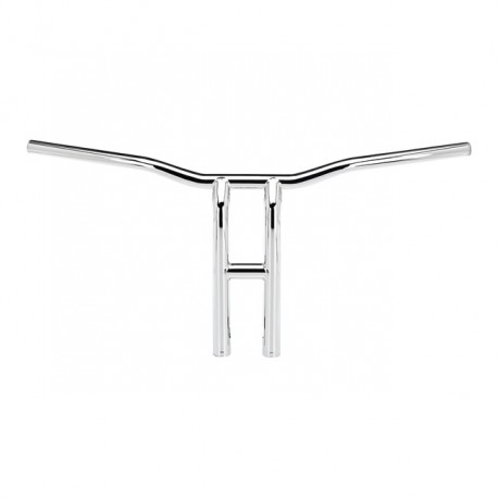 Biltwell Tyson XL kierownica pullback 14" chromowane nacięte 82-22 H-D (wyłączając 08-22 e-throttle) z odległością śrub 