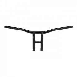 Kierownica Biltwell Tyson XL z podniesieniem 10" czarna TBW 08-23 H-D z elektronicznym przepustem z 3-1/2" rozstawem śrub mocuj