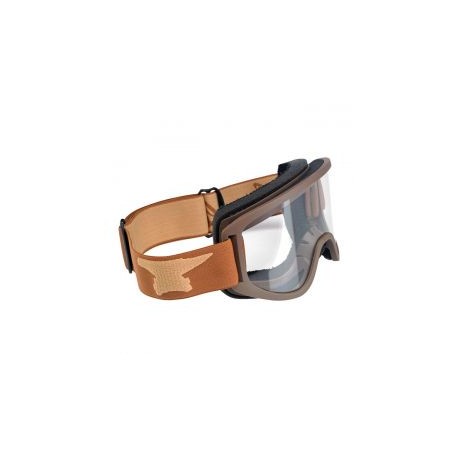 Czekoladowe gogle Biltwell Moto 2.0 Script