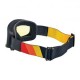 Gogle Biltwell Overland 2.0 Tri-Stripe czarne R/Y/O