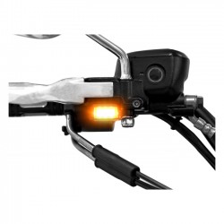 Zieger Poniżej kierunkowskazy LED pod kierownicą 3, czarne 00-14 Softail 99-17 Dyna 96-03 XL(NU)