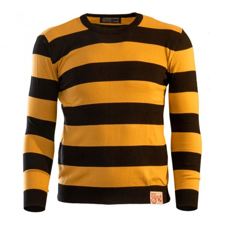 Sweter Outlaw 13-1/2 czarno-żółty